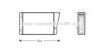 AVA QUALITY COOLING OL6196 Heat Exchanger, interior heating
